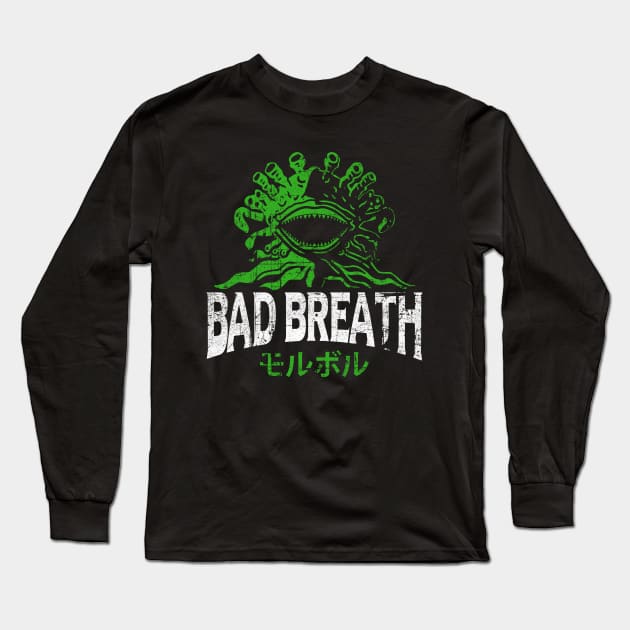 Bad Breath Long Sleeve T-Shirt by logozaste